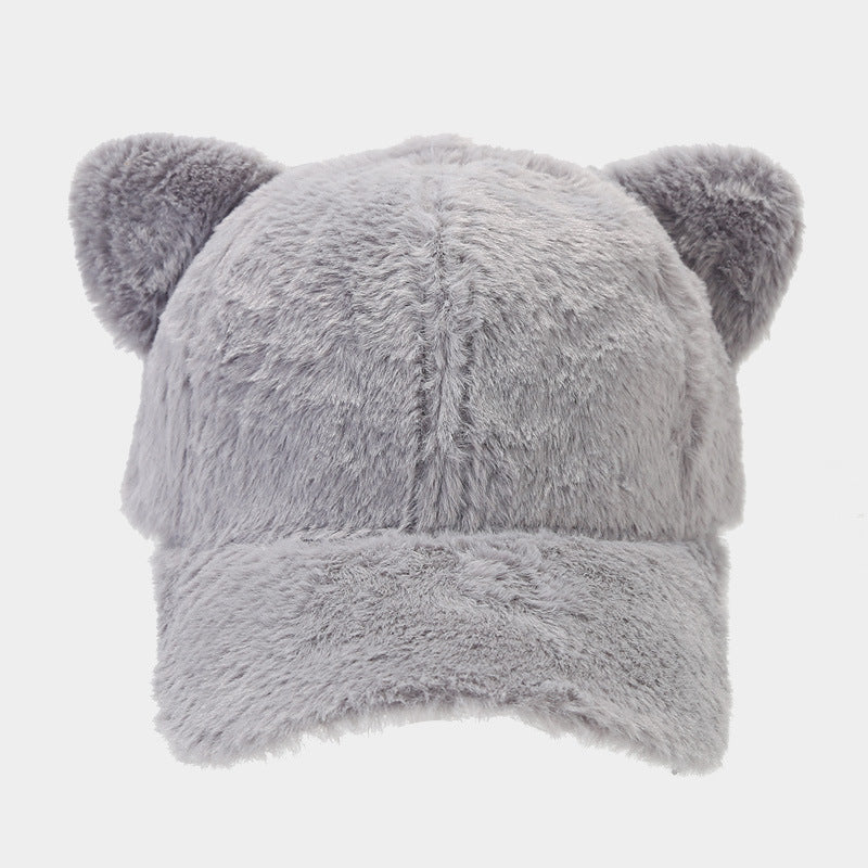 Wholesale cute cartoon light board cat ears baseball cap